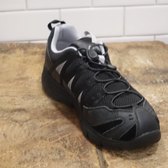 Apex A5000m Bungee Lace Athletic Men's Active Shoe In Black - Picture 7 of 13